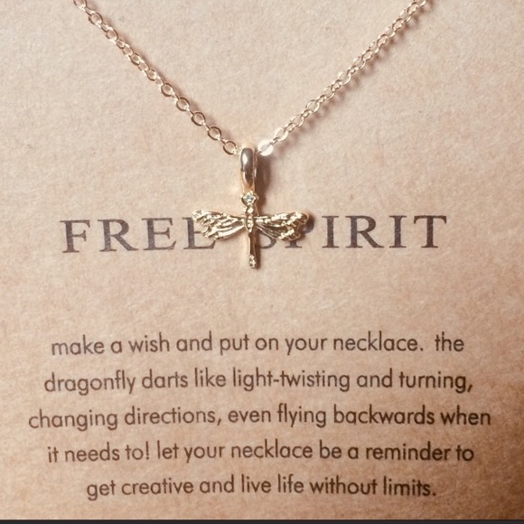 Dogeared Jewelry - Dragonfly Free Spirit Necklace Dogeared